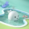 Baby Light Up Bath Toys for Infants 6-12 Months, Toddlers 1-3, Rechargeable Whale Spray Water