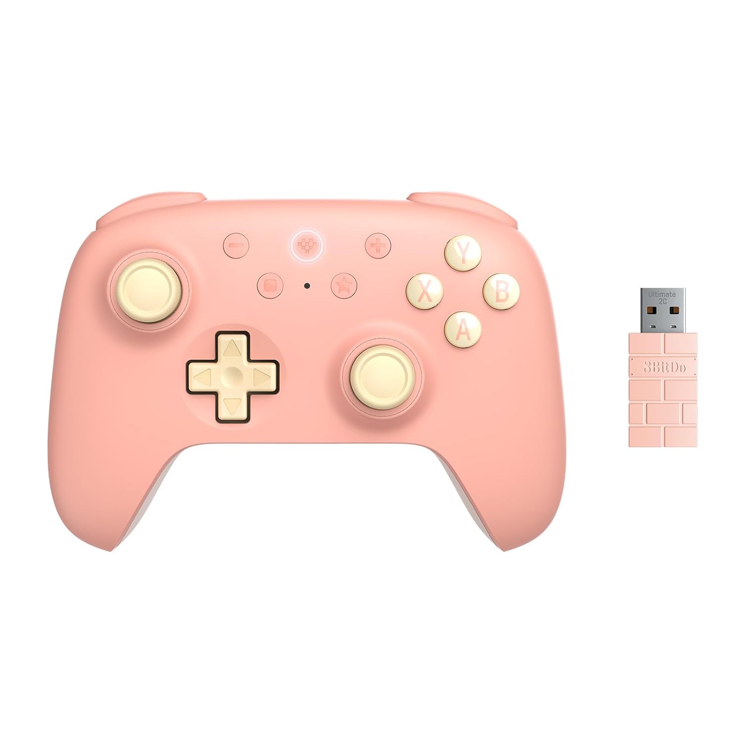 8Bitdo Ultimate 2C Wireless Controller for Windows PC and Android, with 1000Hz Polling Rate, Hall Effect Joysticks and Hall Triggers, and Remappable L4/R4 Bumpers