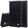 Business Style Oil Wax Texture Horizontal Flip Leather Case with Holder & Card Slots & Wallet