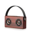 D10 Bluetooth 4.2 Portable Wooden Handheld Bluetooth Speaker