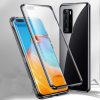 Magnetic Metal Frame Double-sided Tempered Glass Case