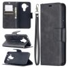 Retro Lambskin Texture Pure Color Horizontal Flip PU Leather Case with Holder & Card Slots & Wallet & Lanyard