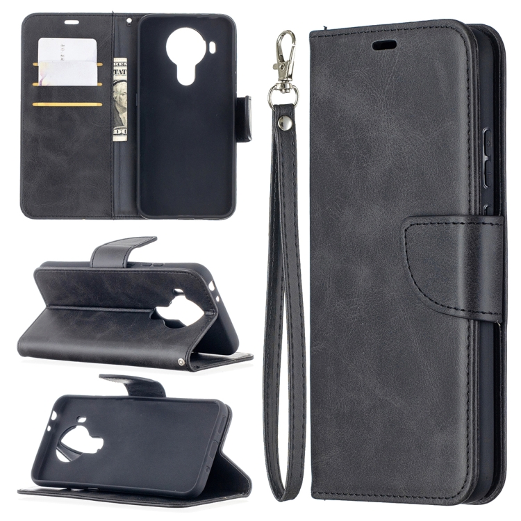 Retro Lambskin Texture Pure Color Horizontal Flip PU Leather Case with Holder & Card Slots & Wallet & Lanyard