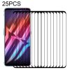 25 PCS Full Glue Full Screen Tempered Glass Film