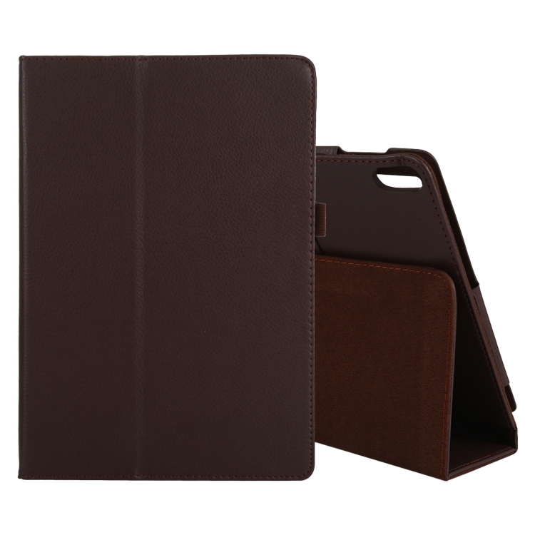 Litchi Texture Solid Color Horizontal Flip Leather Case with Holder & Pen Slot