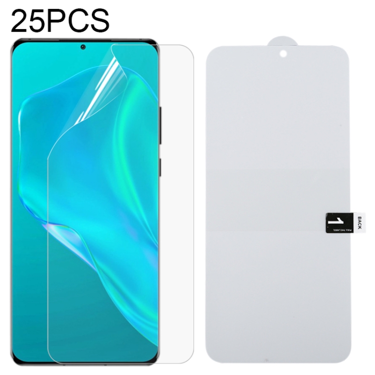 25 PCS Full Screen Protector Explosion-proof Hydrogel Film