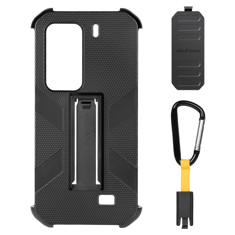 Multifunctional TPU + PC Protective Case with Back Clip & Carabiner