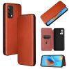 Carbon Fiber Texture Magnetic Horizontal Flip TPU + PC + PU Leather Case with Card Slot