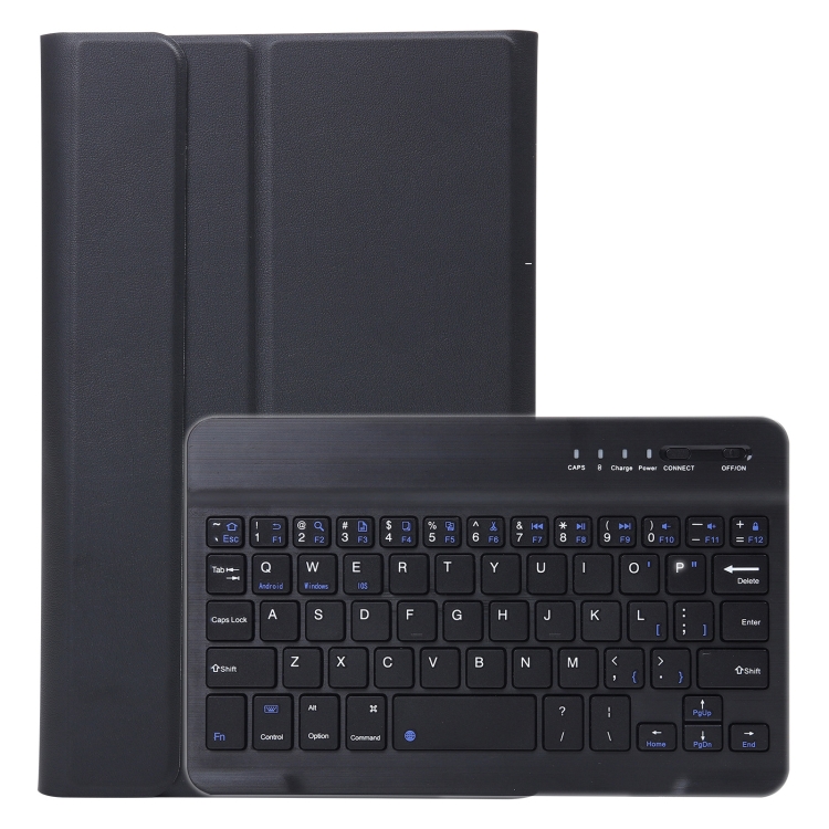 A220 Splittable Bluetooth Keyboard Leather Case for Samsung Galaxy Tab A7 Lite 8.7 T220 / T225,  with Holder & Elastic Band Function