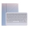 B011 Splittable Bluetooth Keyboard Leather Case with Triangle Holder & Pen Slot