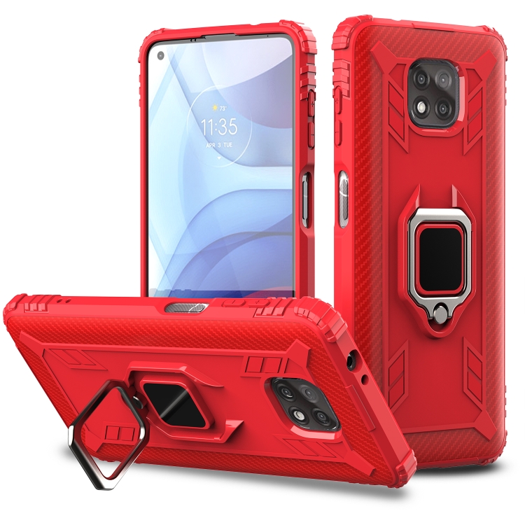 Carbon Fiber Protective Case with 360 Degree Rotating Ring Holder