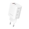 ROCK T51 31W Type-C / USB-C + USB PD Dual Ports Fast Charging Travel Charger Power Adapter,