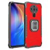 For Tecno Spark 6 Fierce Warrior Series Armor All-inclusive Shockproof Aluminum Alloy + TPU Protective Case with Ring Holder