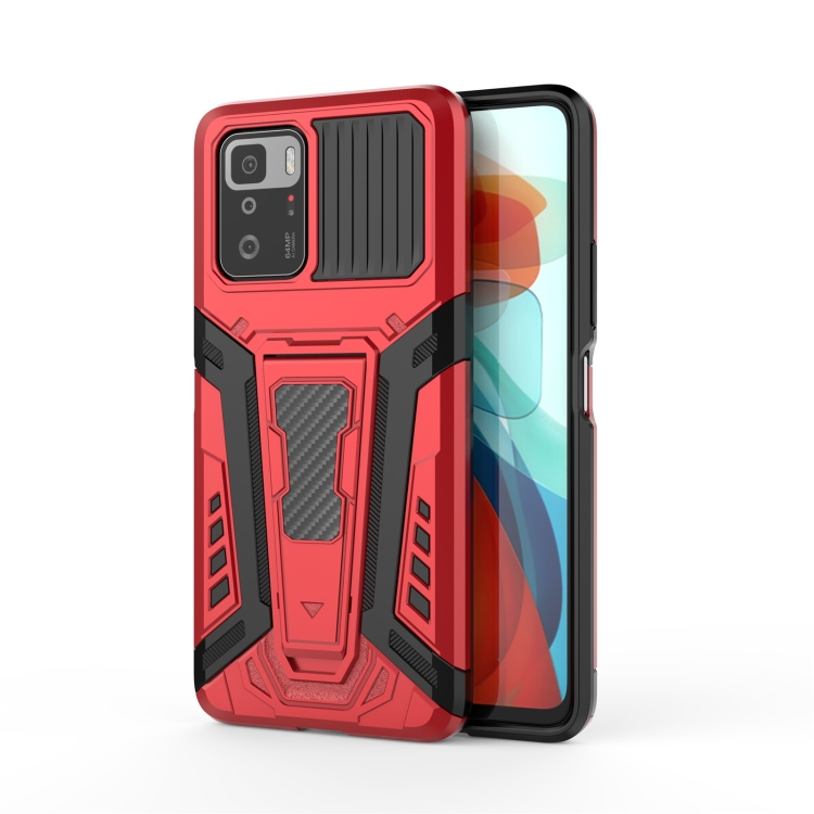 War Chariot Series Armor All-inclusive Shockproof PC + TPU Protective Case with Invisible Holder