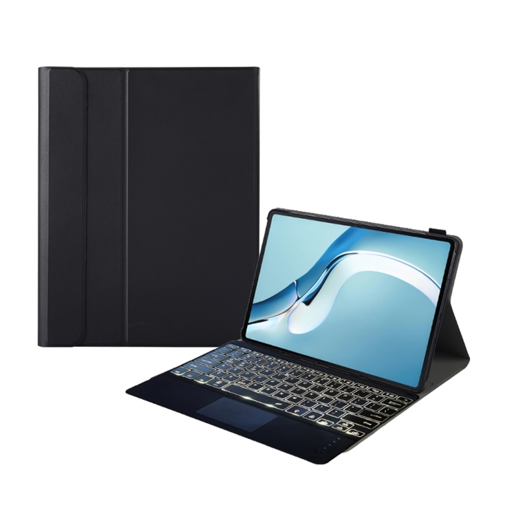 For Huawei MatePad Pro 12.6 2021 Sheep Texture Ultra-thin Backlight Bluetooth Keyboard Horizontal Flip Leather Case with Holder & Touchpad