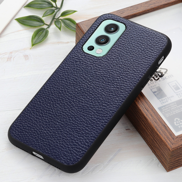 Litchi Texture Genuine Leather Folding Protective Case