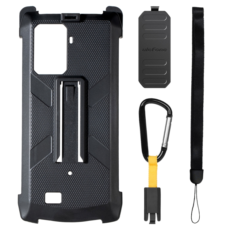 Multifunctional TPU + PC Protective Case with Back Clip & Carabiner