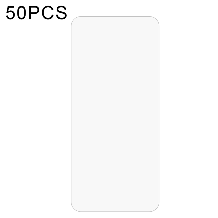 50 PCS 0.26mm 9H 2.5D Tempered Glass Film