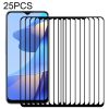 25 PCS Full Glue Full Cover Screen Protector Tempered Glass Film