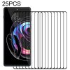 25 PCS Full Glue Full Screen Tempered Glass Film