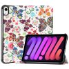 Custer Painted PU Leather Case with Sleep / Wake-up Function & 3-Fold Holder