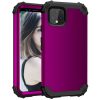 3 in 1 Shockproof PC + Silicone Protective Case