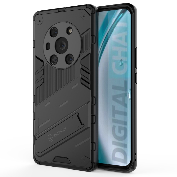 Punk Armor 2 in 1 PC + TPU Shockproof Case with Invisible Holder