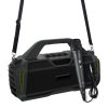 New Rixing NR-6011M Bluetooth 5.0 Portable Outdoor Karaoke Wireless Bluetooth Speaker with Microphone & Shoulder Strap