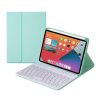 HY006 Round Keys Detachable Bluetooth Keyboard Leather Case with Holder for iPad mini 6