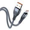 ADC-005 6A USB to USB-C / Type-C Weave Fast Charging Data Cable