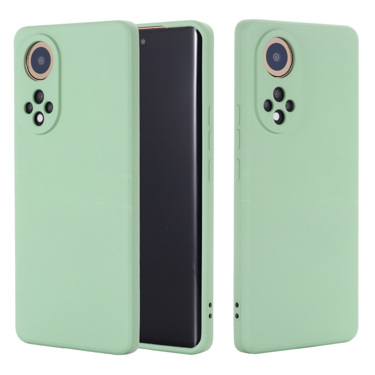 Solid Color Liquid Silicone Dropproof Full Coverage Protective Case