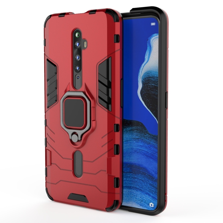 Shockproof PC + TPU Protective Case with Magnetic Ring Holder
