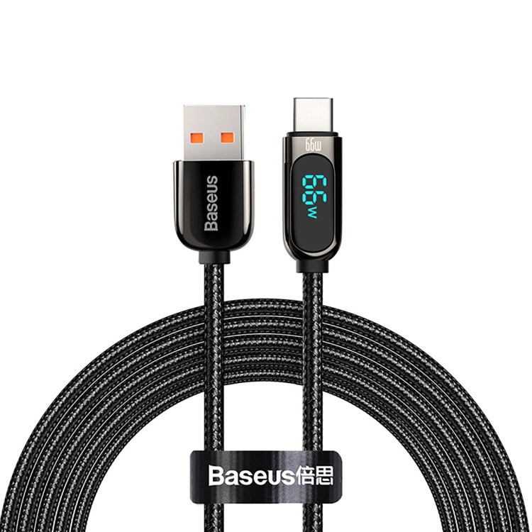 Baseus CASX020001 66W USB to USB-C / Type-C Digital Display Fast Charging Data Cable