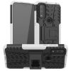 Tire Texture Shockproof TPU+PC Phone Case with Holder