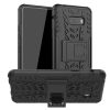 Tire Texture Shockproof TPU+PC Protective Case with Holder
