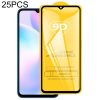25 PCS 9D Full Glue Screen Tempered Glass Film
