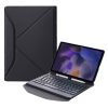 BA08 Diamond Texture Bluetooth Keyboard Leather Case with Triangle Back Support For Samsung Galaxy Tab A8 2021 SM-X205 / SM-X200