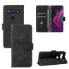 Solid Color Skin Feel Magnetic Buckle Leather Phone Case