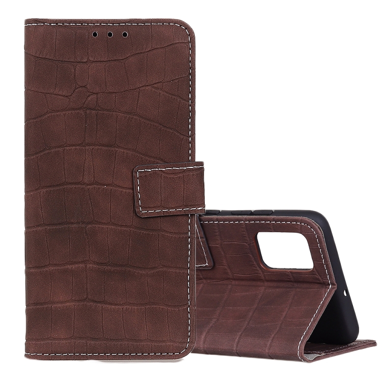 Magnetic Crocodile Texture Horizontal Flip Leather Case with Holder & Card Slots & Wallet