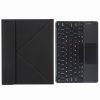 H-097C Touch Bluetooth Keyboard Leather Case with Rear Three-fold Holder