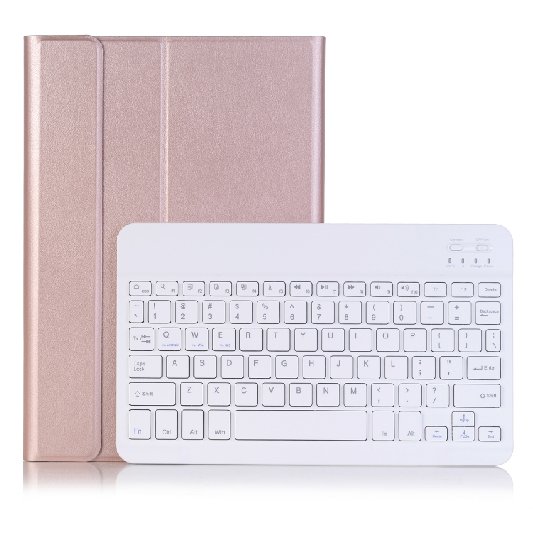 A08B Bluetooth Keyboard Leather Case with Holder & TPU Pen Slot