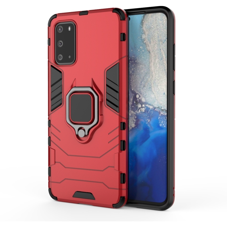 Shockproof PC + TPU Protective Case with Magnetic Ring Holder