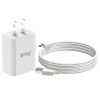 IVON AD-33 2 in 1 2.1A Single USB Port Travel Charger + 1m USB to Micro USB Data Cable Set,