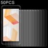 50 PCS 0.26mm 9H 2.5D Tempered Glass Film