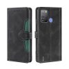 Skin Feel Straw Hat Magnetic Buckle Leather Phone Case