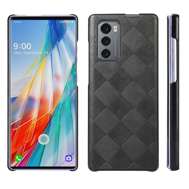 Weave Plaid PU Phone Case