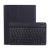A11B Lambskin Texture ultra-thin Bluetooth Keyboard Leather Case with Pen Holder