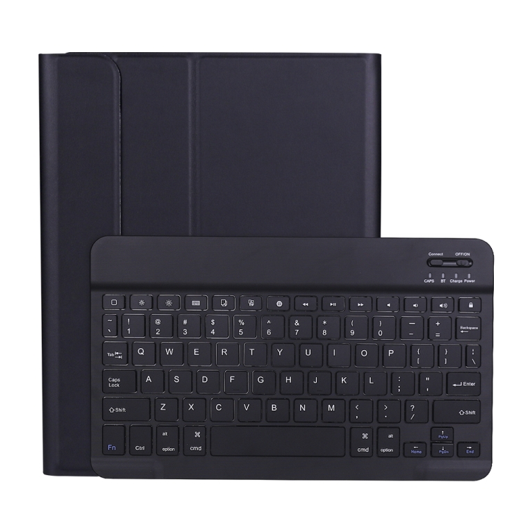 A11B Lambskin Texture ultra-thin Bluetooth Keyboard Leather Case with Pen Holder