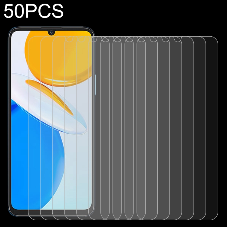 50 PCS 0.26mm 9H 2.5D Tempered Glass Film