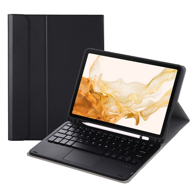 A700B-A Bluetooth Keyboard Leather Case with Pen Slot & Touchpad